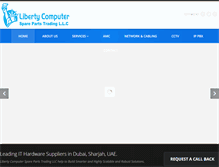 Tablet Screenshot of libertyuae.com